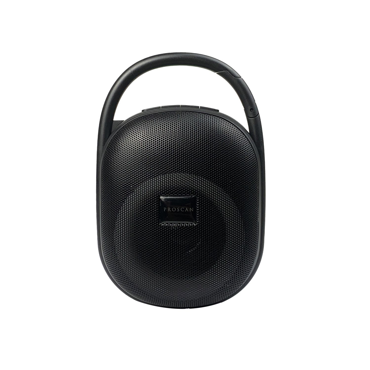 Proscan True Wireless Bluetooth Speaker with Flame LED Lights & FM Radio,  Black, 24.6-in