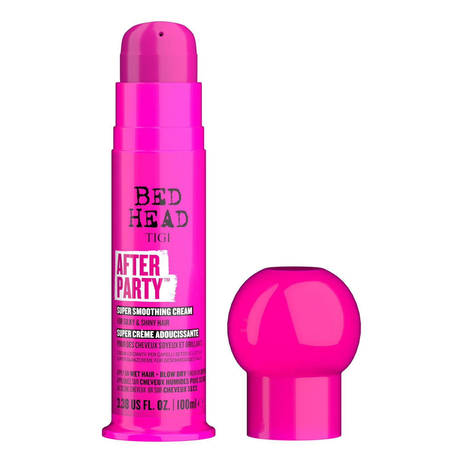 Bed Head by TIGI After Party Smoothing Cream for Silky and Shiny Hair 3.38 fl oz Super Smoothing Cream Walmart