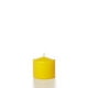 Just Candles Bougies Piliers non parfumées 3"x3" - Jaune – image 1 sur 1