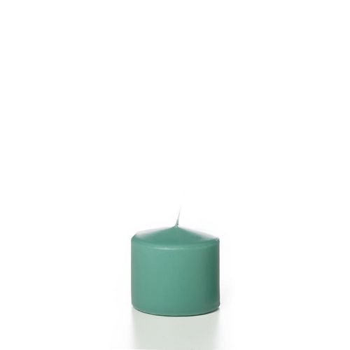 Just Candles 9 Pack 3"x3" Bougies Piliers non parfumées  - Bleu Vert