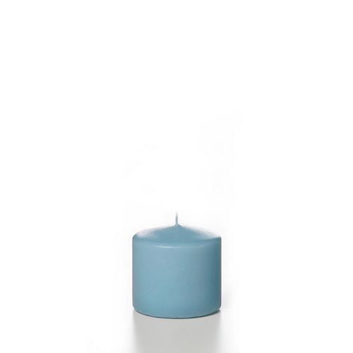 Just Candles 9 Pack 3"x3" Bougies Piliers non parfumées  - Menthe