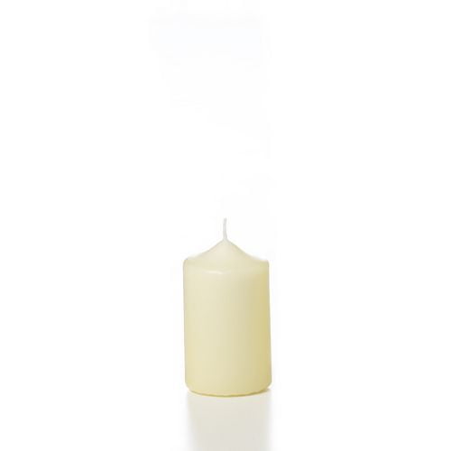 Just Candles 16 Pack 2.25" x 3" Bougies Piliers non parfumées  - Bleu Glacé