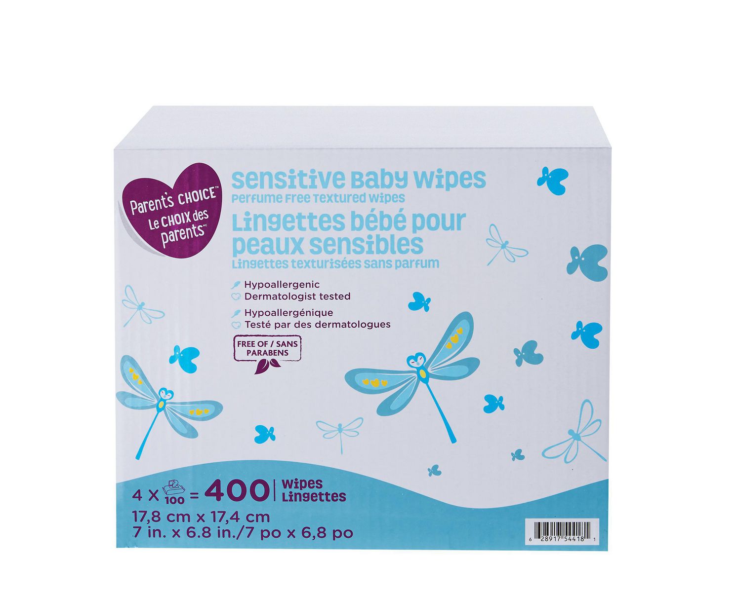Parent's Choice Sensitive Parfum Free Textured Baby Wipes | Walmart Canada