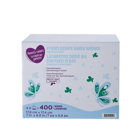 Parent's Choice Fresh Scent, 400 wipes