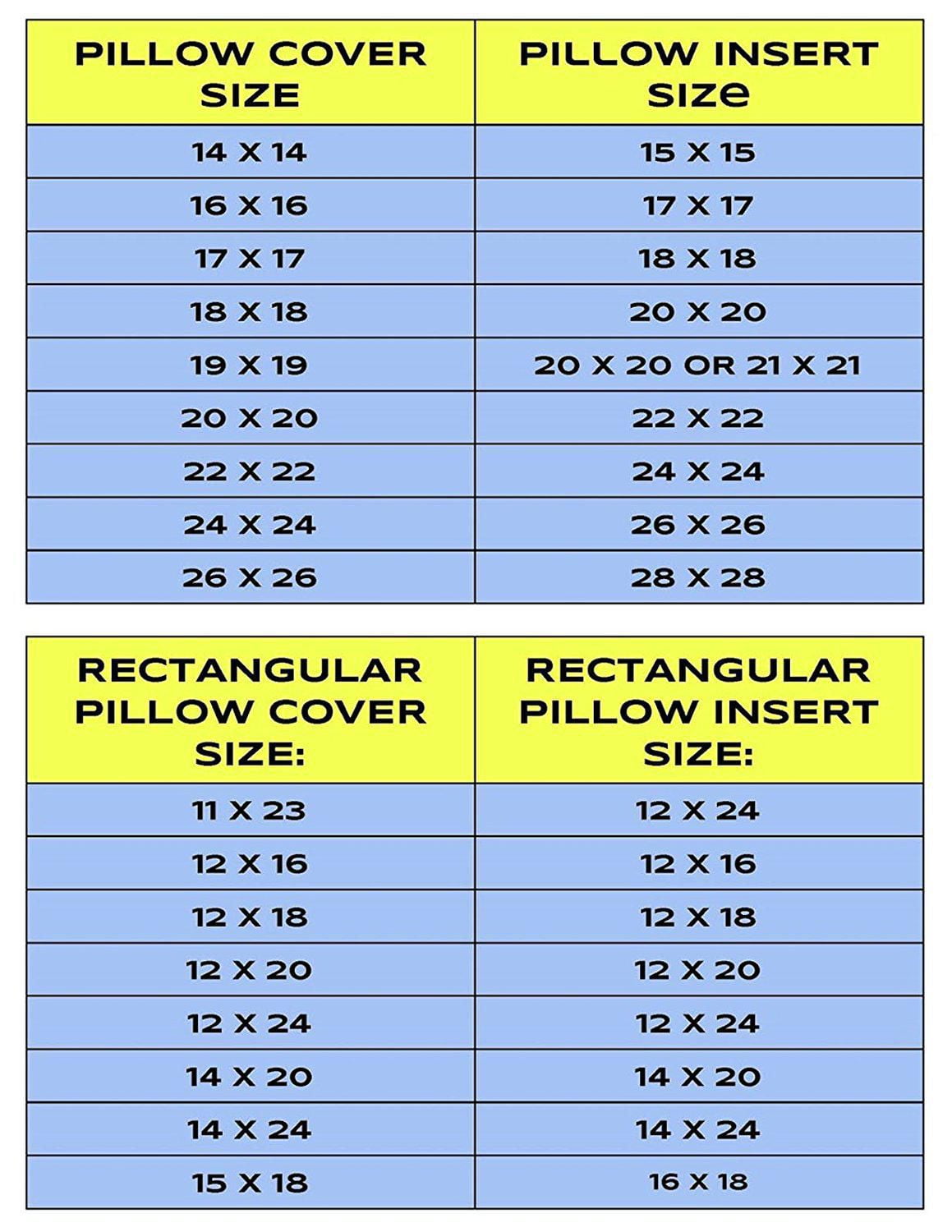 15x15 pillow 2024 insert walmart