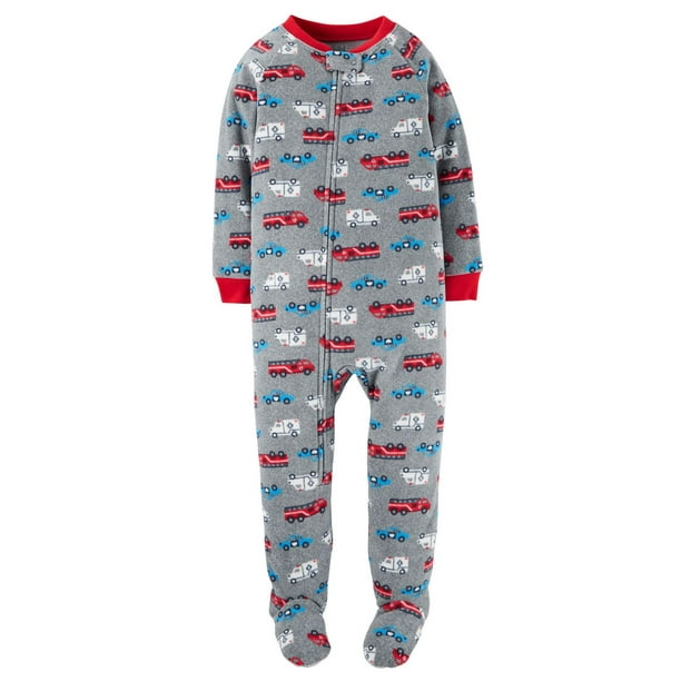 Pyjama dormeuse 1 pièce en molleton à motif d'ambulance pour tout-petit garçons de Child of Mine made by Carter's