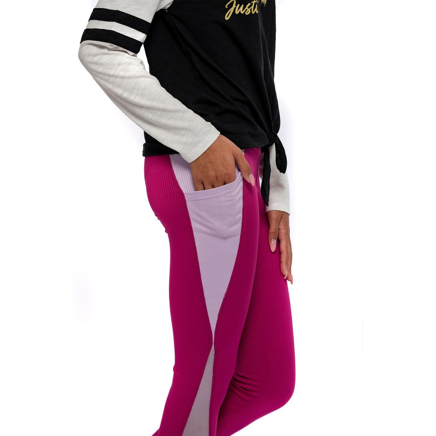 Girls Justice Sport Team Leggings