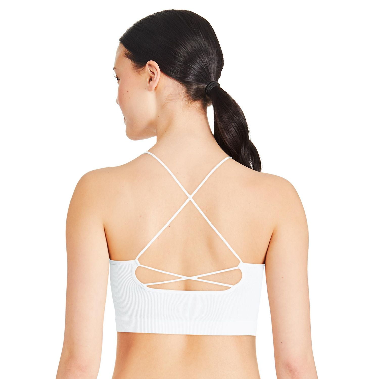 No Boundaries Women's Strappy Cami Bra, Sizes S-XXL