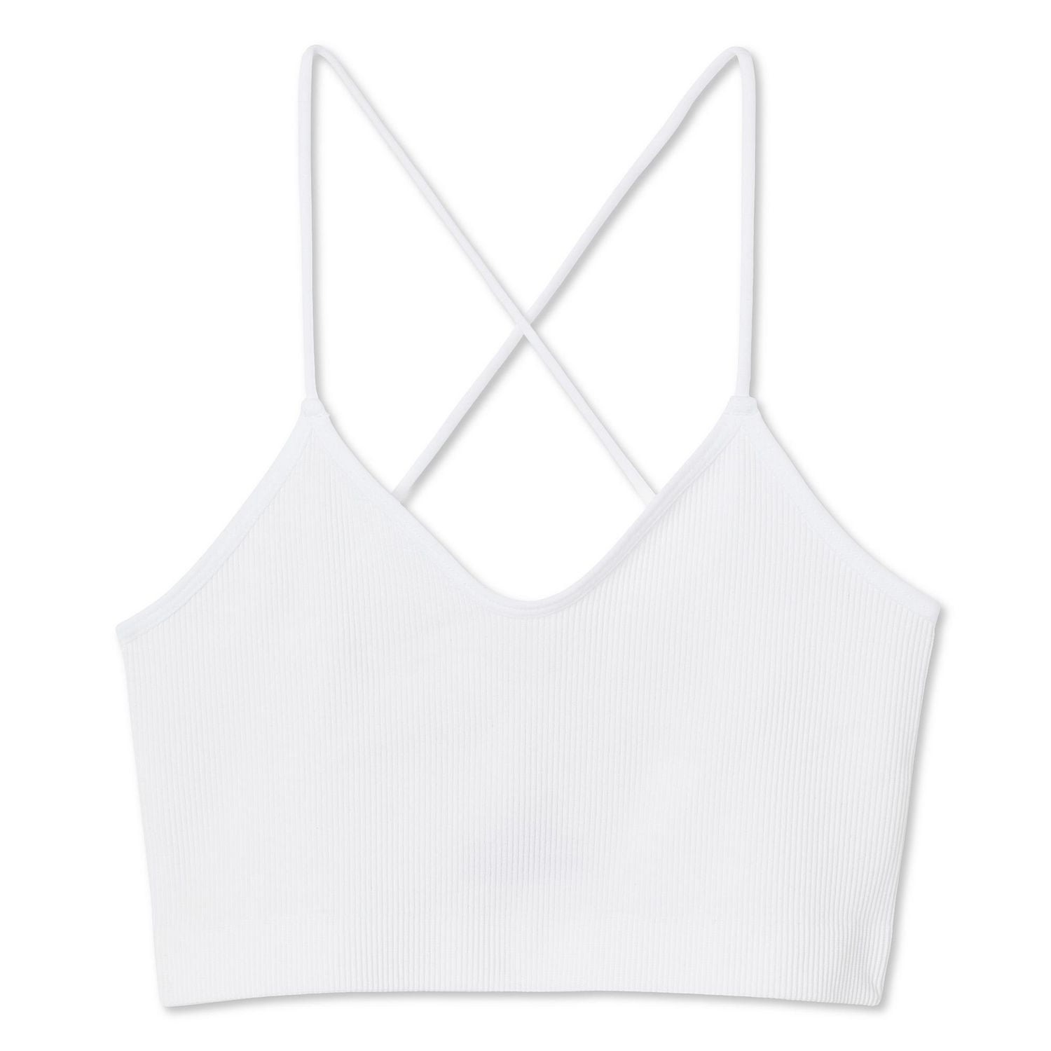 No Boundaries Women's Strappy Cami Bra, Sizes S-XXL
