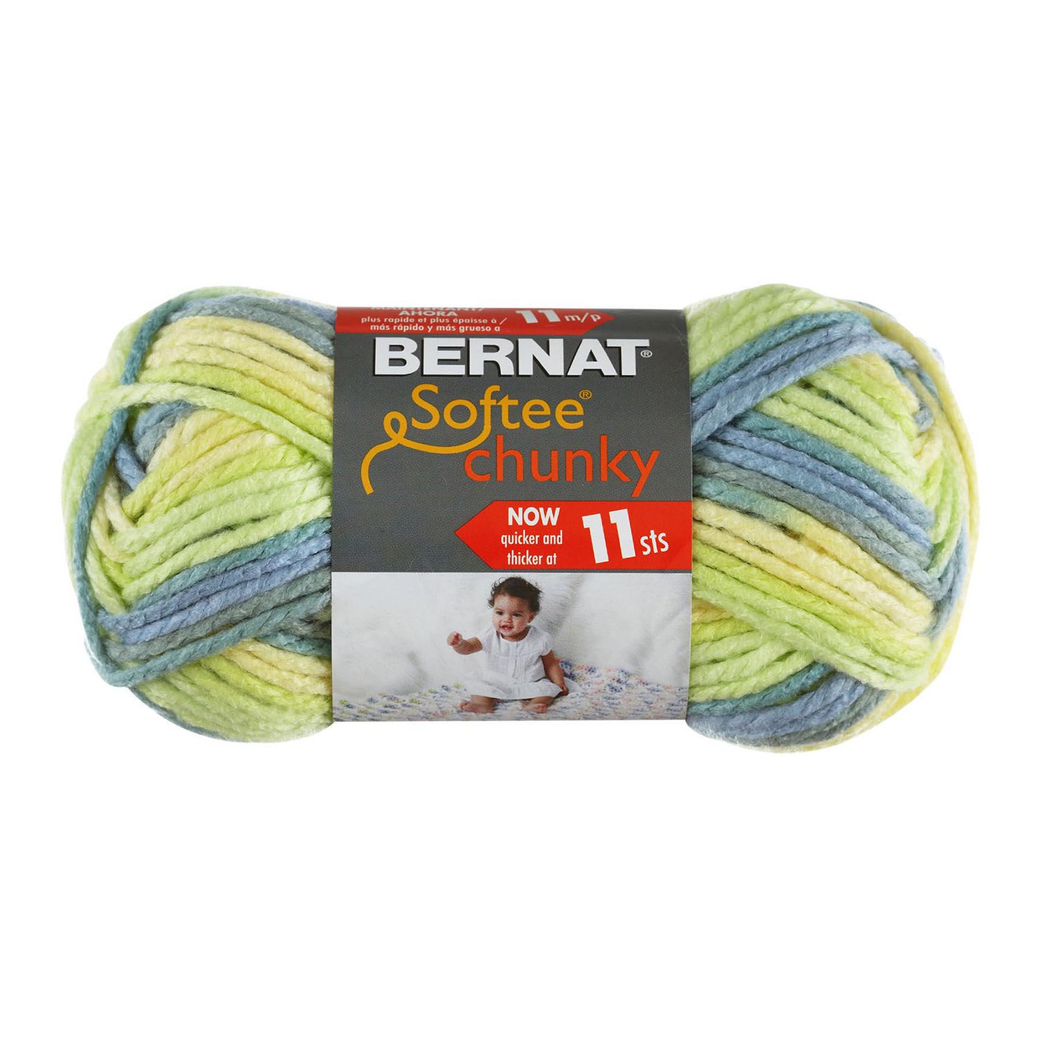 BERNAT SOFTEE CHUNKY OMBRES YARN (80G/2.8OZ), KIMONO Walmart Canada