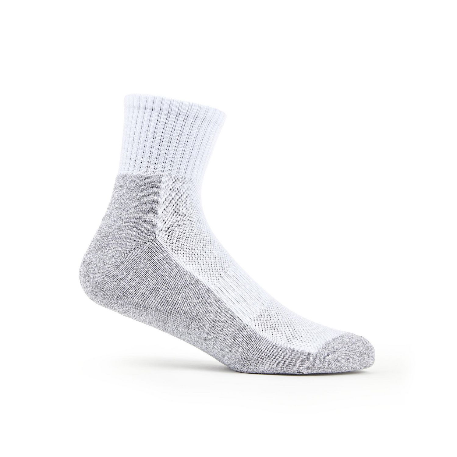 Chaussettes de cheville confortables toute la journée Fruit of the Loom pour hommes (paquet de 6)