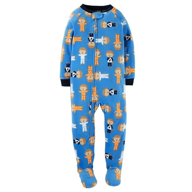 Pyjama dormeuse 1 pièce en molleton à motif de singe pour tout-petit garçons de Child of Mine made by Carter's
