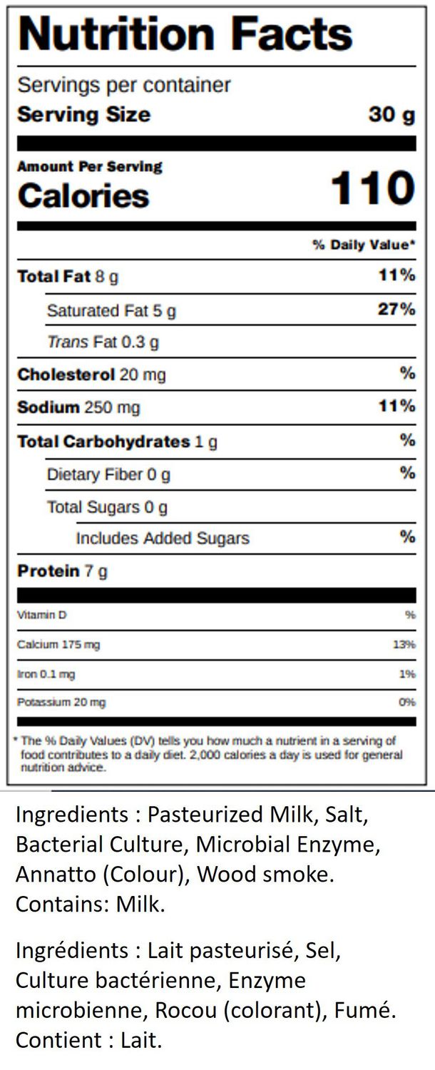 Balderson Smoked Gouda Cheese, 170 g