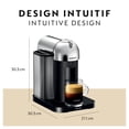 thumbnail image 4 of Machine à café et espresso Vertuo de Nespresso par Breville, Chrome, 4 of 8