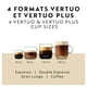 Machine à café et espresso Vertuo de Nespresso par Breville, Chrome 4 formats de tasse – image 5 sur 8
