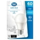Ampoules DEL Great<br>Value A19 60 W lumière<br>du jour, paq. de 4 Non gradables, 800<br>lumens – image 3 sur 3