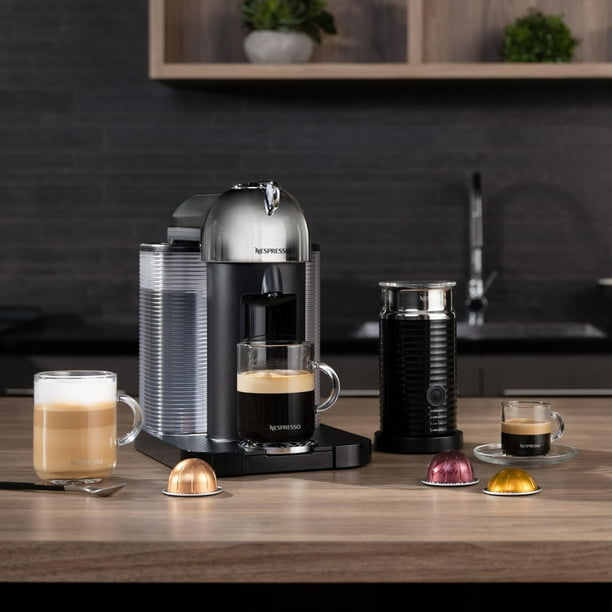 Nespresso Vertuo Next Coffee & Espresso Machine NEW by Breville, Light  Grey, Coffee Maker and Espresso Machine + Nespresso Capsules VertuoLine  Medium