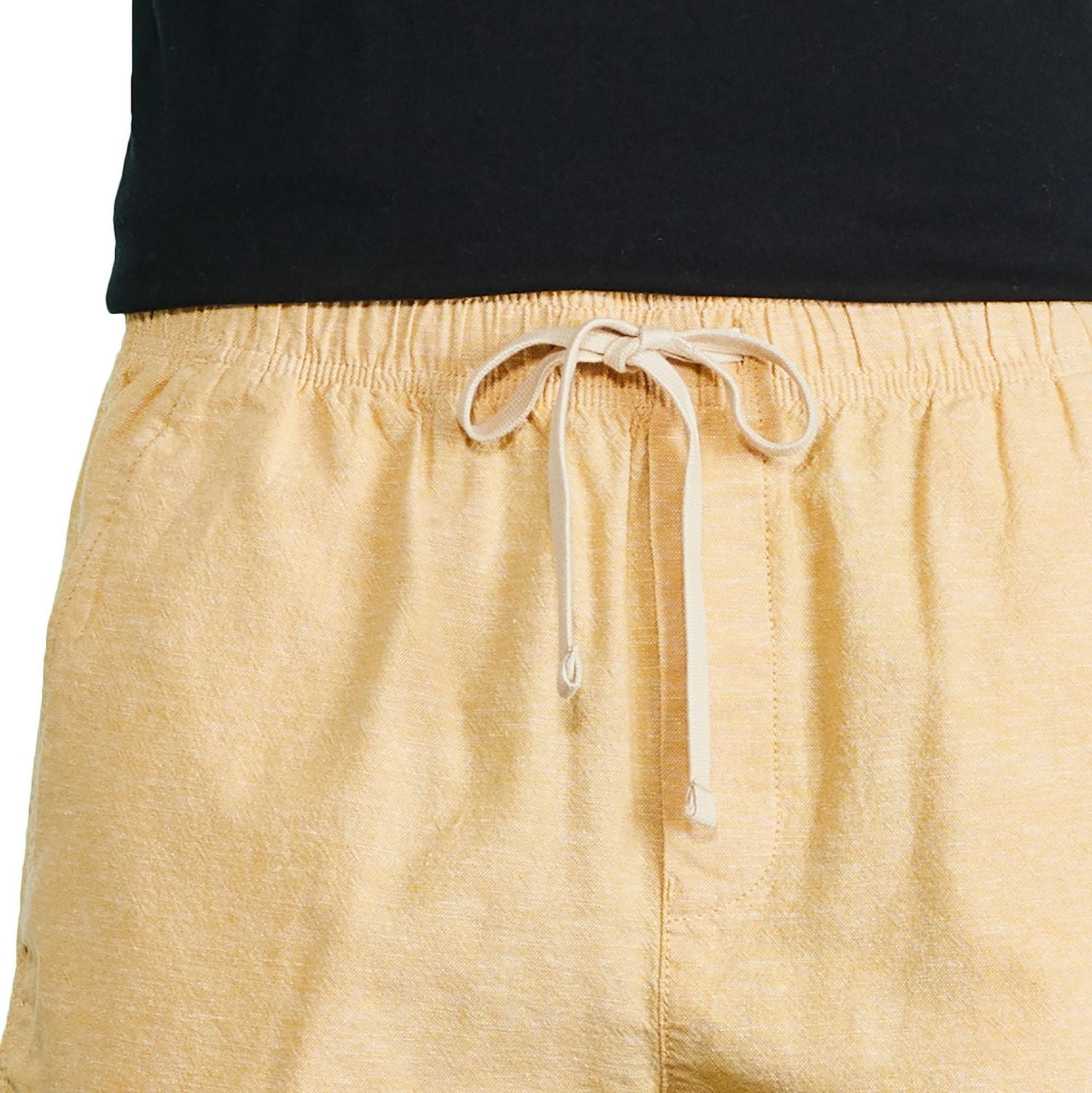George Men's Linen-Blend Rugger Short