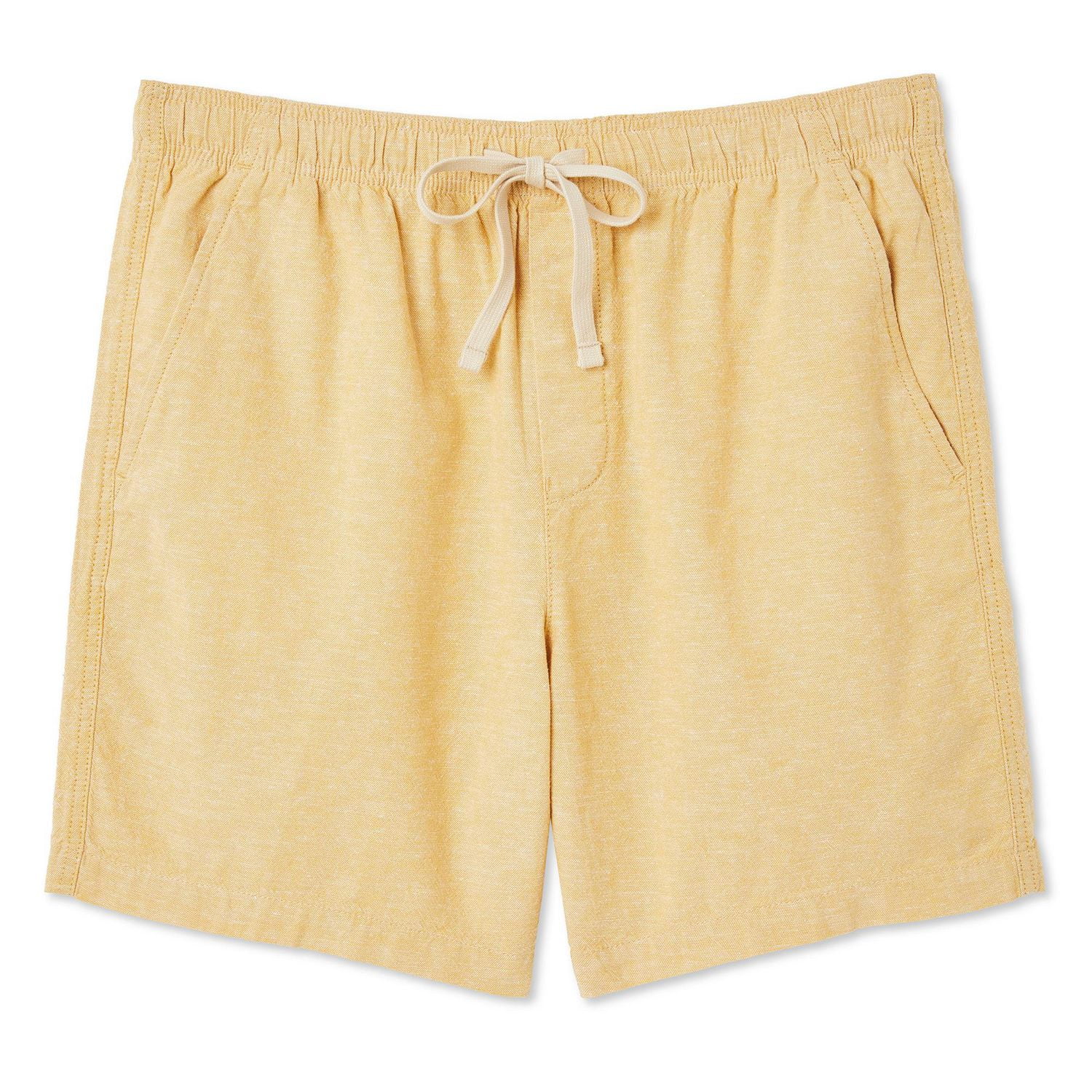 Short de rugby en mélange de lin George pour hommes