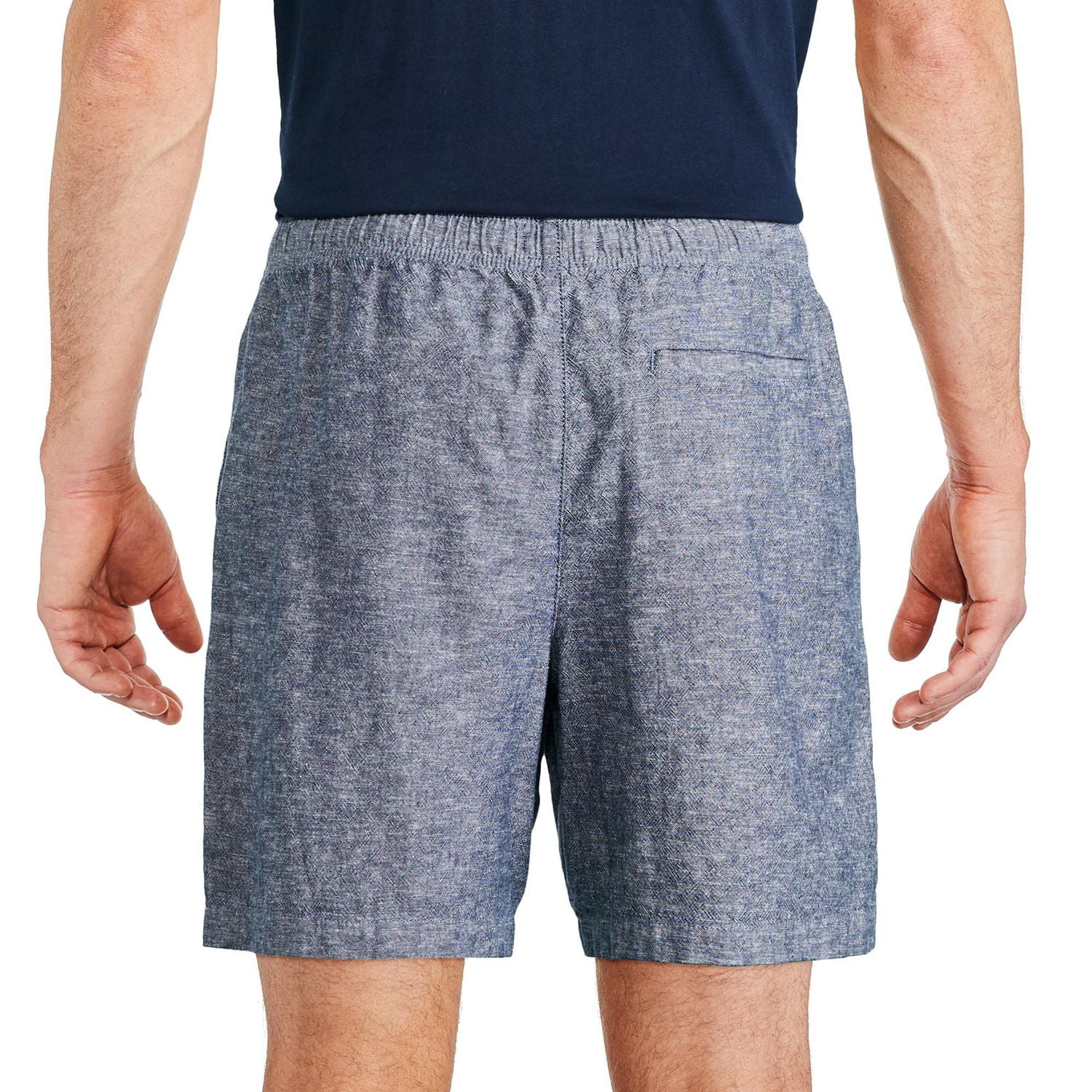 George Men's Linen-Blend Rugger Short