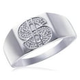 thumbnail image 1 of Quintessential Bague pour homme "$" en argent sterling, 1 of 2
