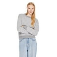 thumbnail image 1 of No Boundaries Women's Crew Neckline Sweater, 1 of 1