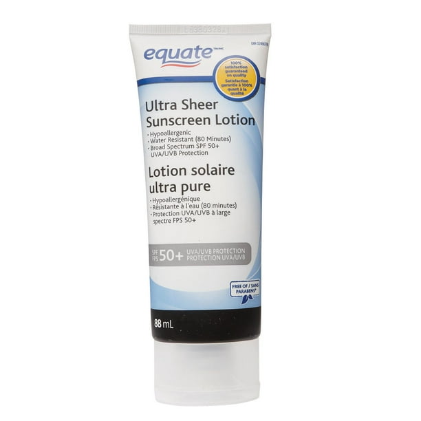 Equate Ultra Sheer Sunscreen Lotion Walmart.ca