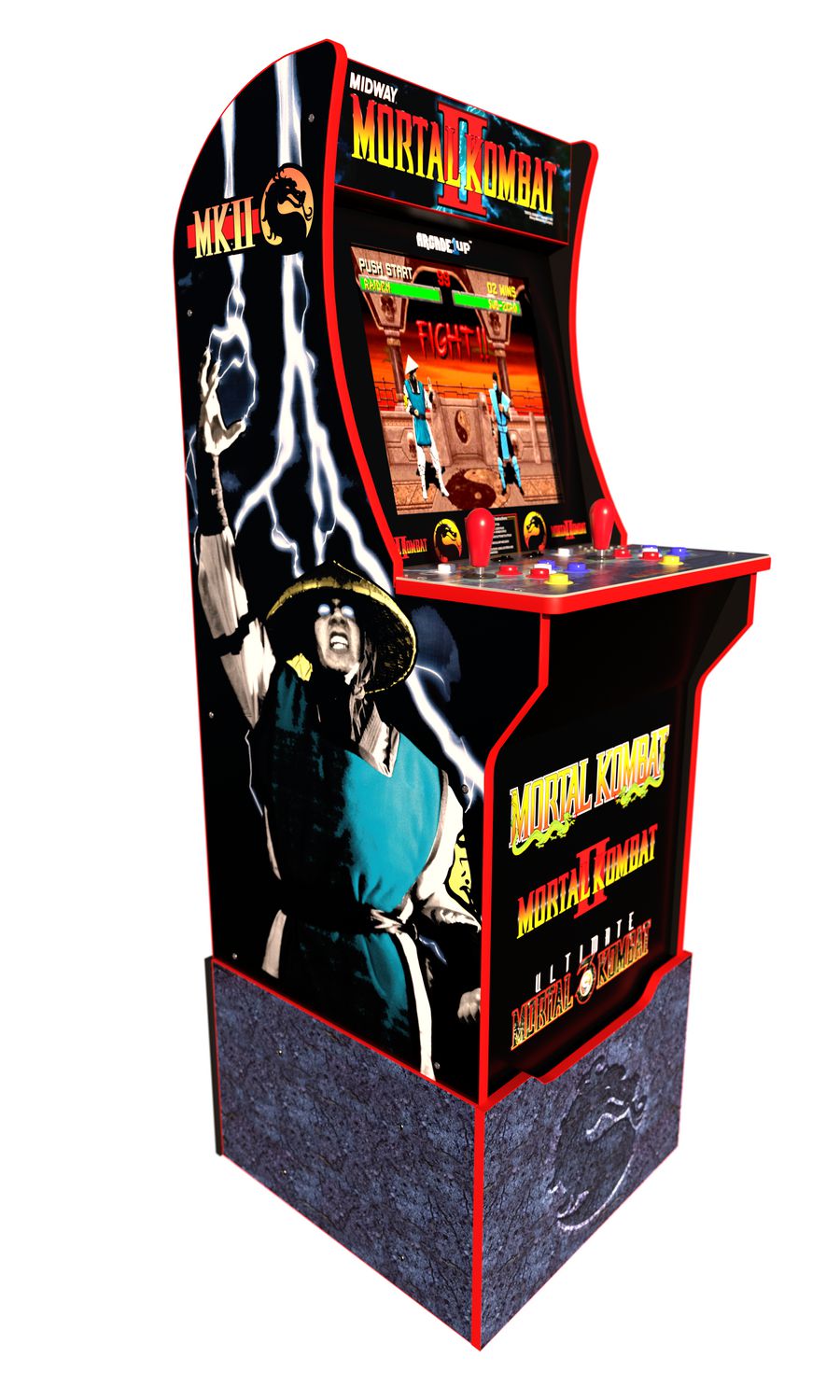 Arcade1up Mortal Kombat At Home Arcade Machine With Custom Riser