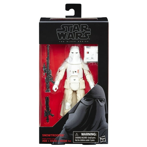Figurine articulée Snowtrooper de la série noire de Star Wars