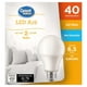 Ampoules DEL Great<br>Value A19 40 W blanc<br>doux, paq. de 2 GV 40W A19 DEL 2p – image 3 sur 3