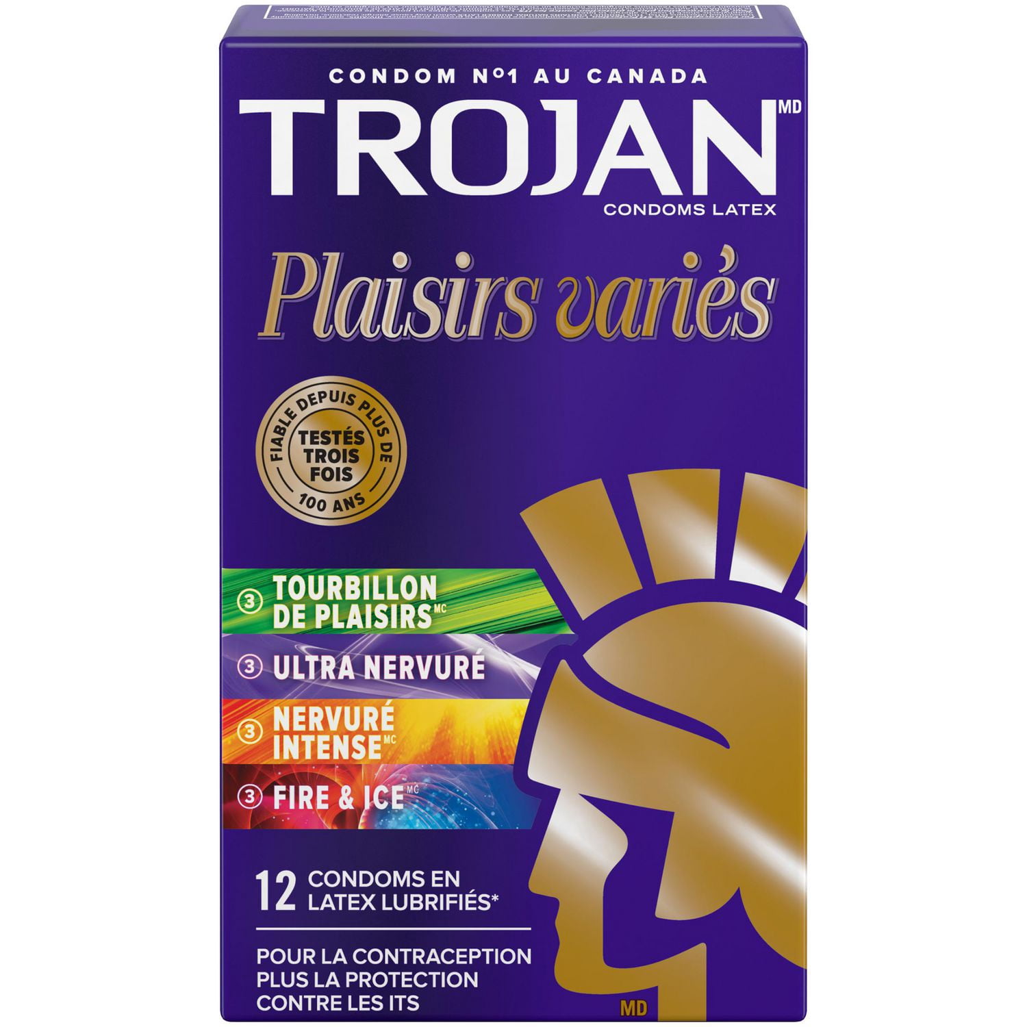 Trojan Pleasure Pack Assorted Lubricated Condoms, Extra Stimulting
