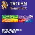 thumbnail image 4 of Trojan Pleasure Pack Assorted Lubricated Condoms, Extra Stimulting, 4 of 7