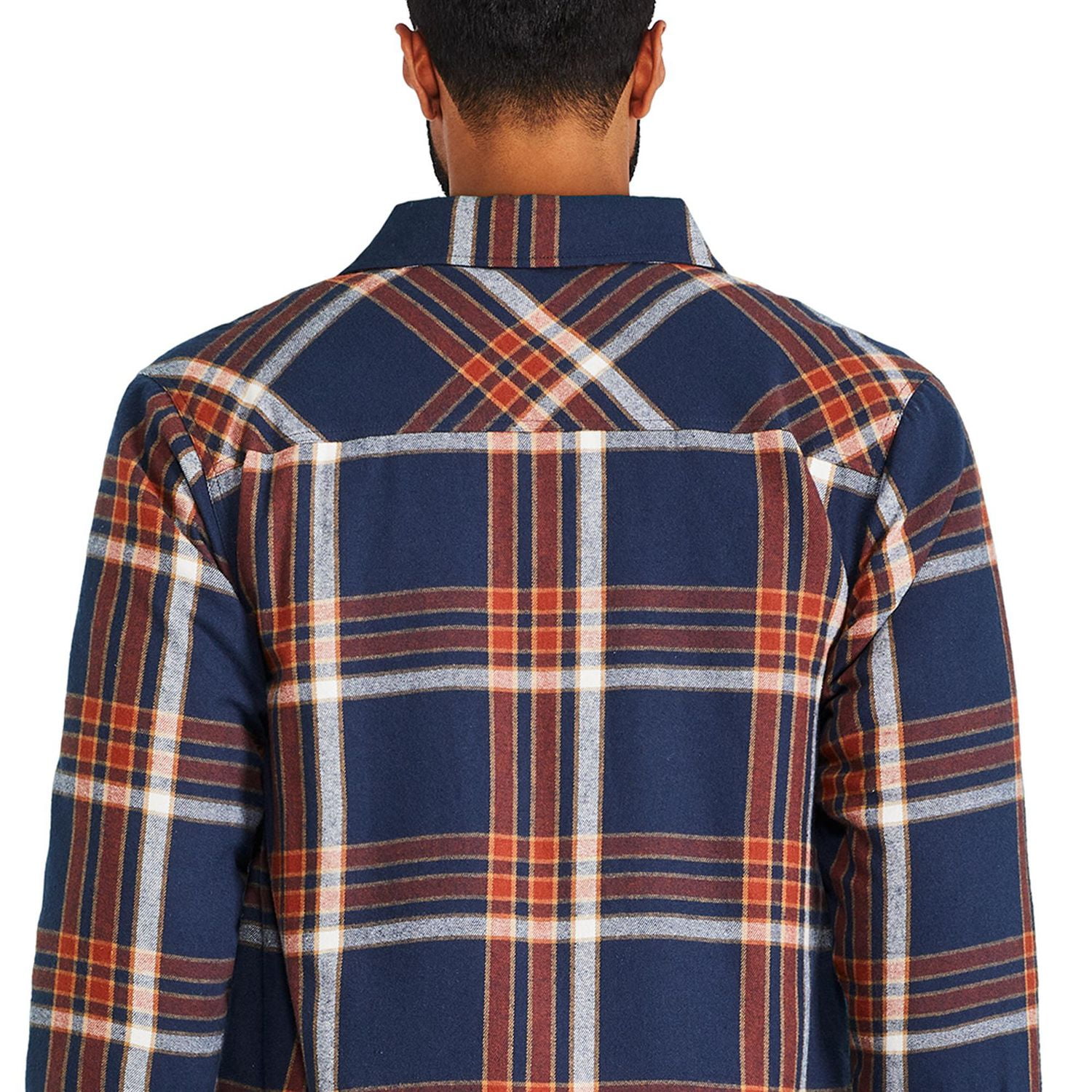 George Men's Flannel Shirt Jacket