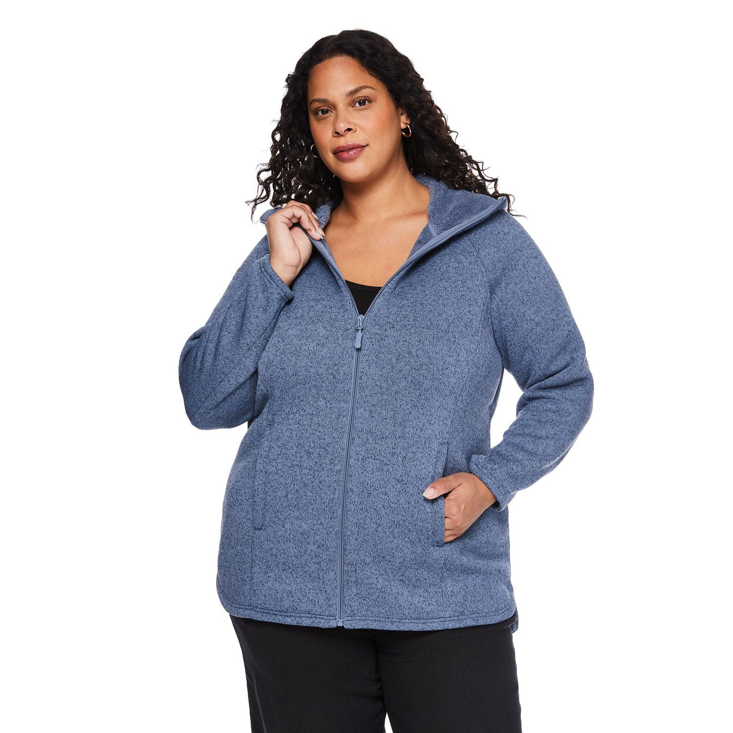 George Women's Plus Fleece Sweater