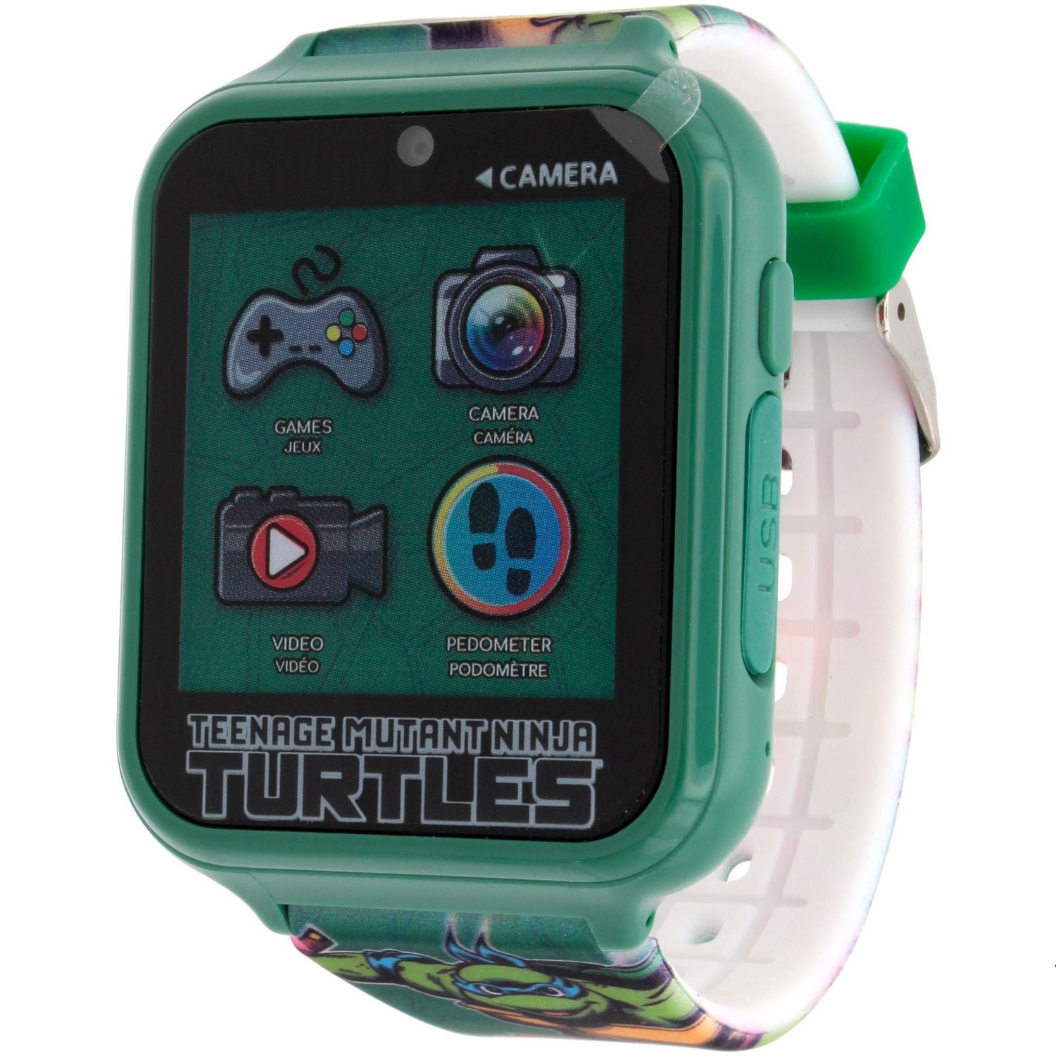 Teenage Mutant Ninja Turtles Montre interactive à écran tactile avec caméra