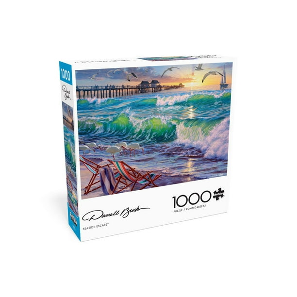 Buffalo Games – Darrell Bush series - Seaside Escape - 1000 Piece Jigsaw  Puzzle 