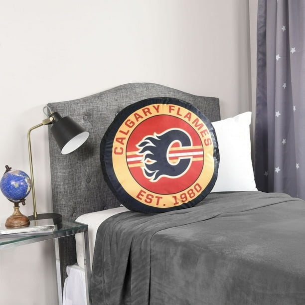 NHL Calgary Flames Puck Pillow Walmart.ca