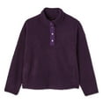 thumbnail image 1 of No Boundaries Women's Faux Shearling Popover, 1 of 1