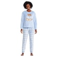 thumbnail image 1 of George Women's Plush Pajama 2-Piece Set, 1 of 6