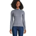thumbnail image 1 of George Women's Mock Neckline Tee, 1 of 6