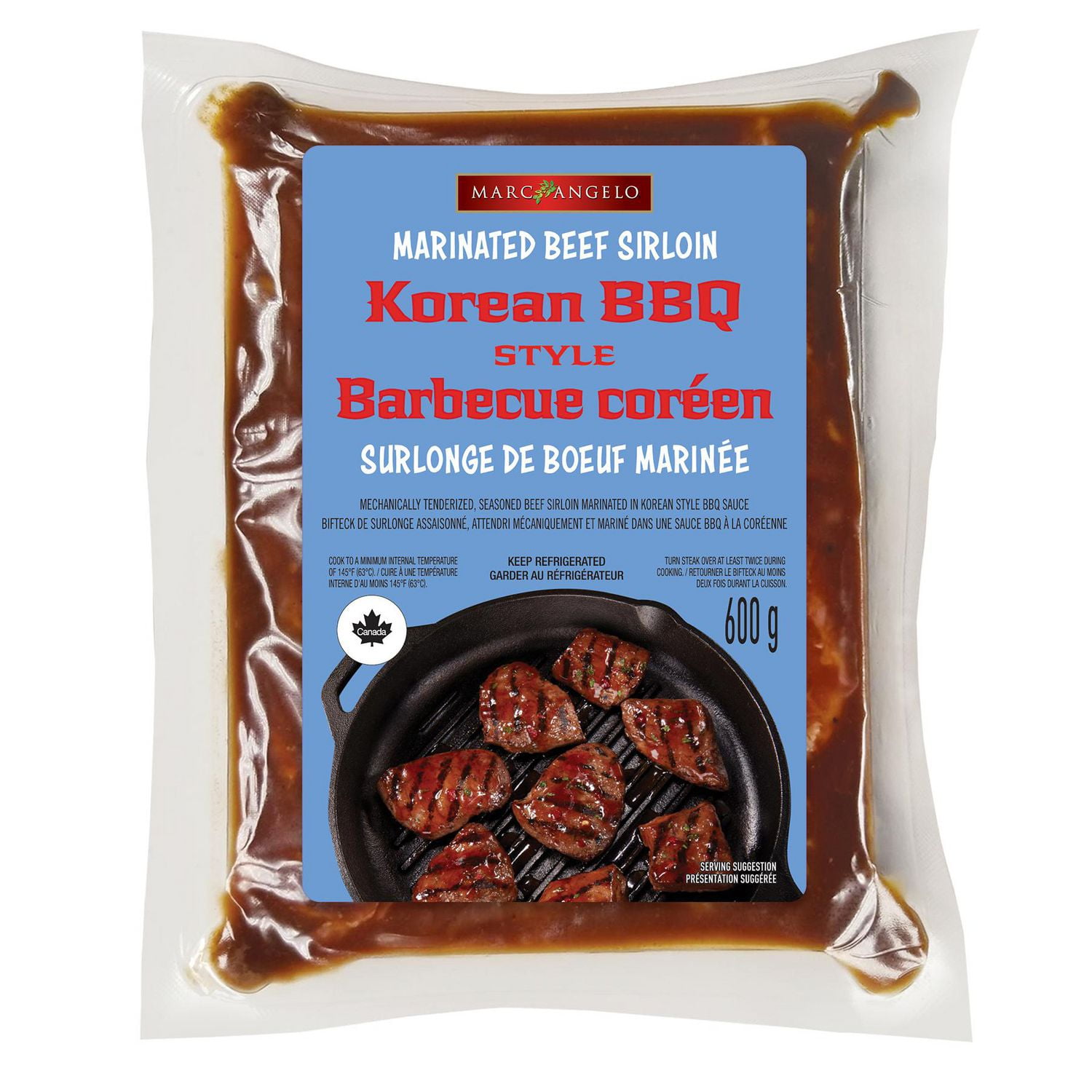 Marcangelo Korean BBQ Style Marinated Beef Sirloin Walmart Canada