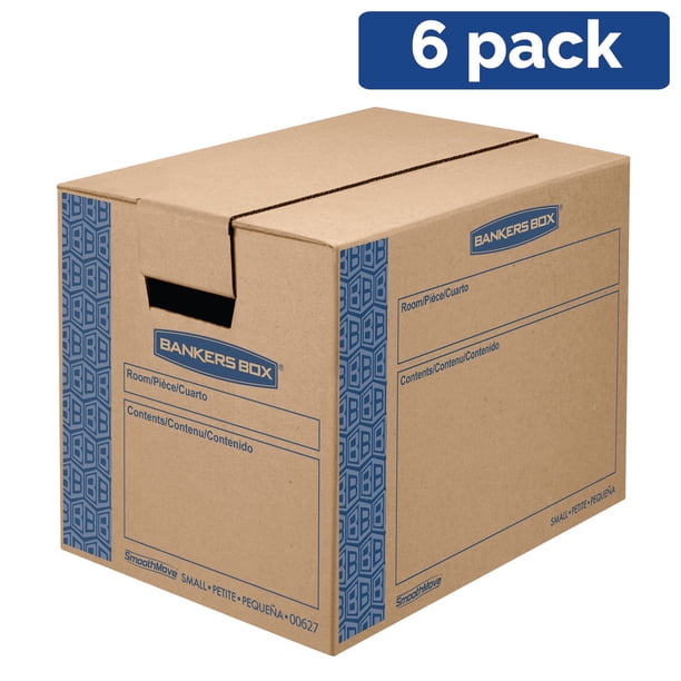 Bankers Box SmoothMove Prime Moving Boxes - Large, 6 pk - Walmart.ca