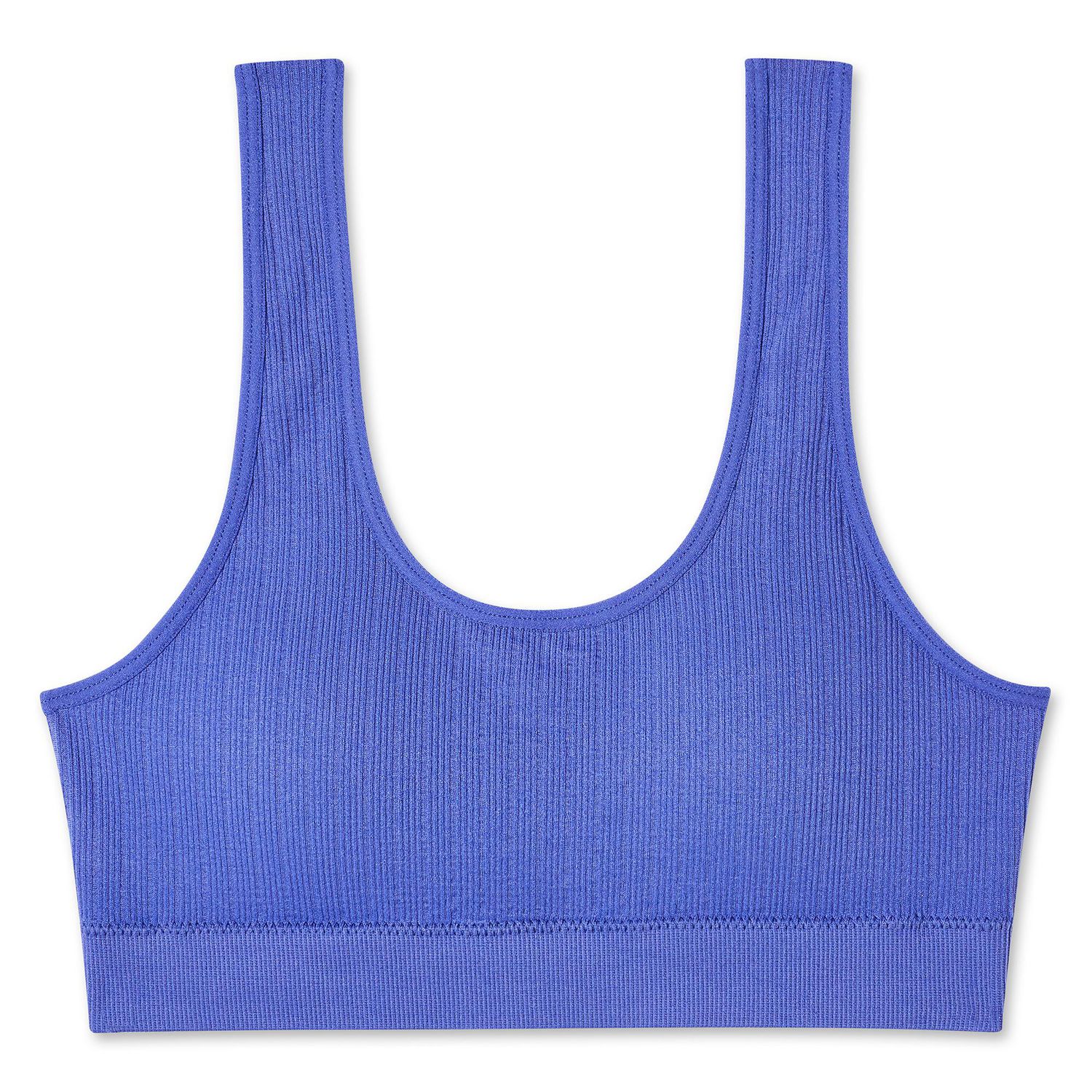 No Boundaries Women's Seamless Double Scoop Bra