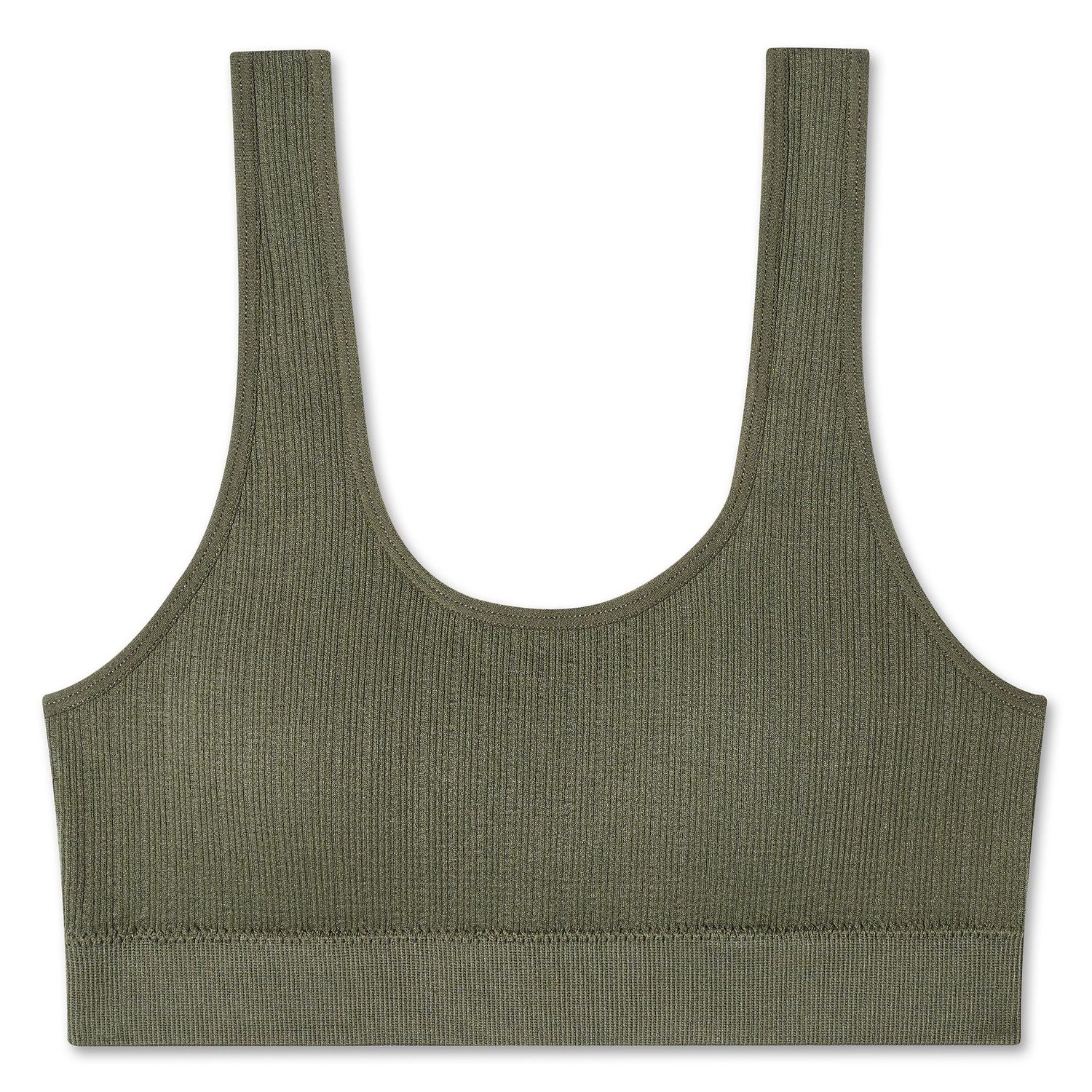 No Boundaries Women's Seamless Double Scoop Bra