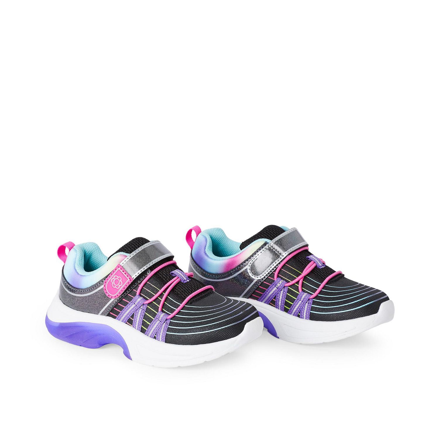 Athletic Works Girls' Sneakers, Sizes 11-3