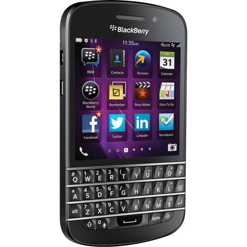 Téléphone intelligent BlackBerry Q10 offert par Rogers - Noir