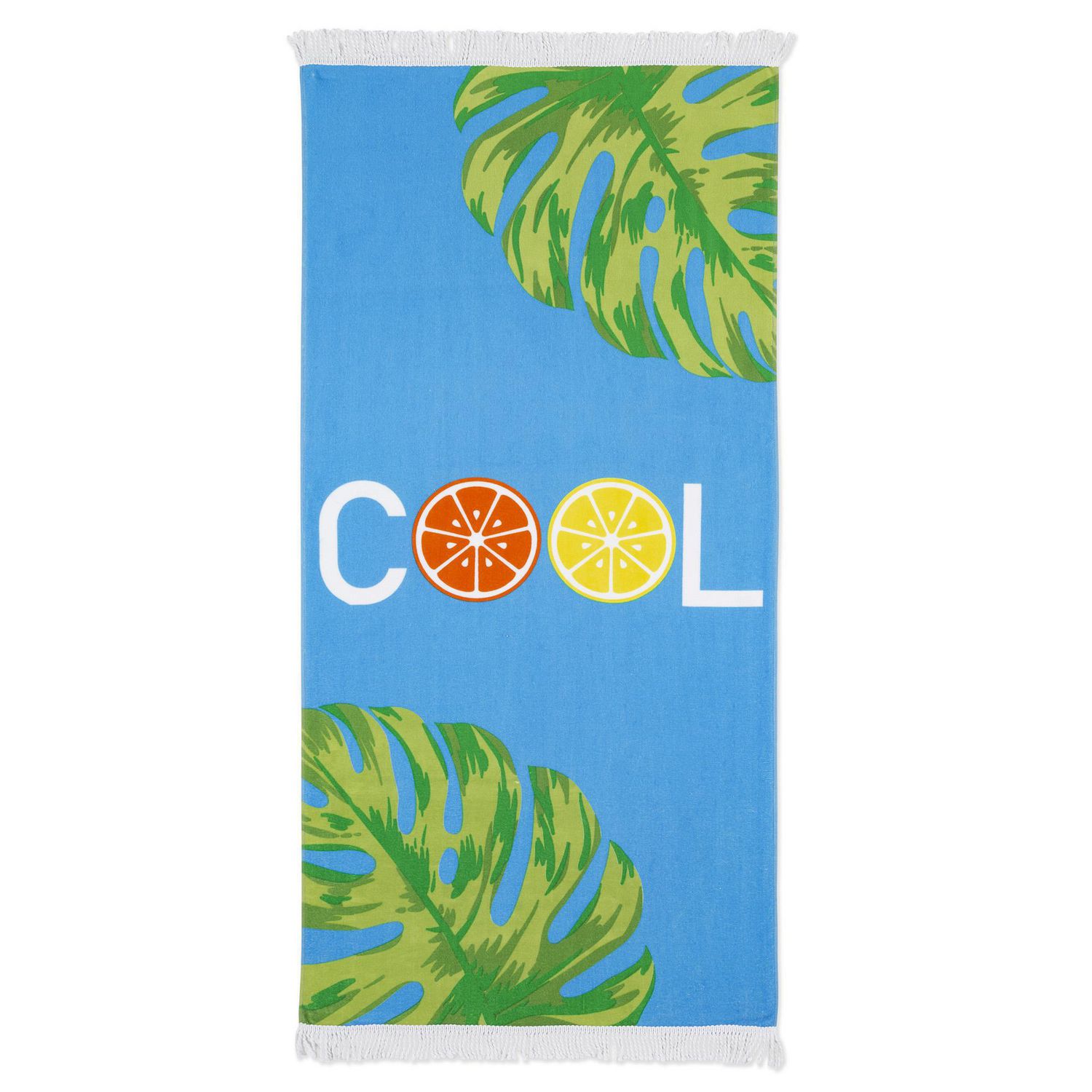 Safdie & Co. Beach Towel With Fringes Cool | Walmart Canada