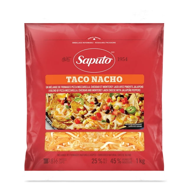 Saputo Taco Nacho Shredded Cheese
