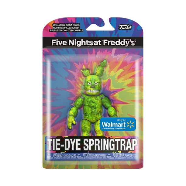 TIE DYE SPRINGTRAP PLUSH & JUMBO TIE DYE PLUSHIES REVIEW! - Five