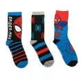 thumbnail image 2 of Spider Man Spiderman Boys' 3-Pack Crew Socks, 2 of 3